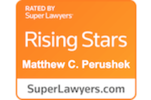 Super Lawyers Matthew Perushek - Badge